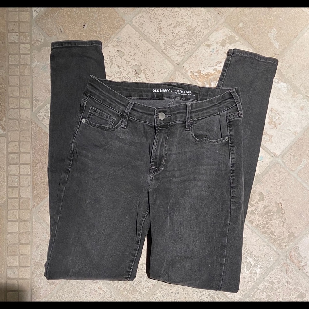 LIKE NEW - Gray Skinny Jeans